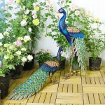 정원 장식소품 공작 스크린 장식 실제 동물 착륙 안뜰 발코니 야외 : 포온지2마켓