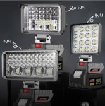 주피터 LED 워크라이트  충전형 작업등 마끼다 디월트 밀워키 호환 : 타이탄툴