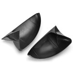 스포일러 자동차 윙  GT 스완넥 리어 Renault Megane 4 MK4 20162020 박쥐형 후면보기 미러 커버 광택 블랙탄소 섬유 사이드 백미러 캡... 