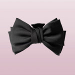 왕리본집게핀,리본핀,헤어집게핀,리본집게핀,머리집게,헤어핀,블랙 리본 집게핀 블랙리본집게핀,공단집게핀 : 루시르 코지