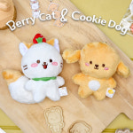 보송보송 디저트요정 베리캣 & 쿠키독 인형키링 키홀더 열쇠고리 가방 자동차 키링 : 베리캣갤러리