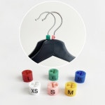 옷가게 옷걸이 사이즈 링 10p 컬러 사이즈 표시 링 : 룩앳유 Look at U