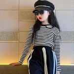 본스트라이프 티셔츠/블랙 : 주식회사 헬로샵
