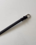19mm 얇은 벨트 ( 블랙 브라운 ) 은장 : neutral point