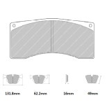 알콘4p 1077 페로도브레이크 패드 Ferodo  DS2500 DS3000 : 제이모터스-JMOTORS