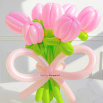 요술 풍선 꽃다발 재료 튤립 만들기 꽃풍선재료 DIY : RONA PARTY