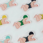 후우링 키링 접배평자 16종 여름 수친 선물 수친자 스윔 수영장 가방키링 수영악세사리 우정템 백꾸 수영복 귀여운 수영인 : 스튜디오 민달