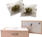 선물용 간식용 동부팥 녹두 모시 모싯잎 모시잎 떡 35gx12 : 산책길 스토어