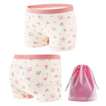 플라워토순이 여아 사각팬티 4매+더스트백(N146) : MSKIDS