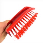 뻣뻣한 다리미형 욕실바닥솔 화장실타일 청소브러쉬 : 완두상점