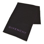 GIVENCHY 지방시머플러 로고 울혼방 퍼플 블랙 egy22w104 : 어바웃택
