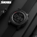 방수 시계 스포츠 SKMEI 1257 다기능 디지털 남성용 알람 5Bar : 포온지2마켓