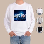 아토가토 인공지능 4차산업혁명 3 맨투맨 후드티 : 보라후