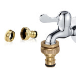 물 호스 커넥터 커플러 황동 수도꼭지 15A[ WF-B-S-M-019] : 스마트캠핑