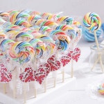 롤리팝 막대사탕 대 30개 화이트데이 막대캔디 선물 : 우산조아