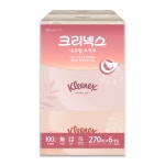 크리넥스 내추럴소프트 숲속향 미용티슈 250매x6개 : 청년상사 스토어