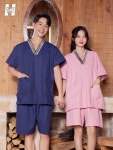 목욕 찜질복 황토 찜질방 옷 사우나 숯가마 커플 : 하니준메가