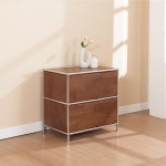 E6281 원목 모듈 높은 협탁 600 2colors : 어디가구