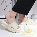 비행기슬리퍼 흰실내화 평발 여행용 층간소음방지 아치 중등 : 채플린아이웨어