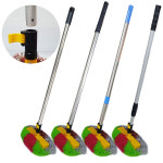 SJ 양면 차걸레 세차솔 / 트럭 버스 다용도 청소솔 헤드만 또는 자루세트 택1 : 크린월드