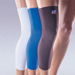 LP 667 면 무릎 보호대 검정 스포츠 서포트 압박밴드 아대 지지대 : 유한헬스케어