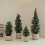 측백 조화나무 인조화분 크리스마스트리 생화같은 인테리어 인조나무 오피스 노르웨이가문비60 TR154 : 쟈뎅드에덴