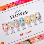 6월프로모션 | 비블라 셀프 네일 드라이 생화 글리터젤 AM FLOWER 아이 엠 플라워 7종 단품 G.87 복사꽃 : 사라센