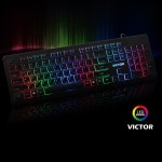 레인보우 PC방 게이밍 유선 키보드 2000C Rainbow 블랙 : 날마다좋아지는