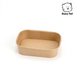  크라프트 종이 용기 도시락 JH-R-580B 300개 : 루비펫 Ruby Pet