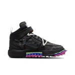 OFF-WHITE x 나이키 에어 포스 1 미드 SP 블랙 공용 : HAFF