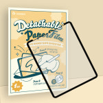 리나린 탈부착 종이질감 필름 아이패드 프로 4-5-6세대 32.8cm(12.9 인치), 1매입 : LINAREEN