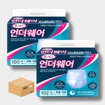 투어스 언더웨어 성인용 팬티 기저귀 성인 요실금 팬티 기저귀 중대형 1박스 80매 : 뉴굿모닝코리아