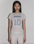 Paloma wool no 1886 10 Years T shirt light grey 팔로마울 1886 텐 이얼즈 티셔츠 라이트 그레이 : 샵몽아미