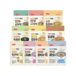 [체험팩 이벤트] 베베스트 아이 맛있는 국 5종 + 야채죽 2종 + 만토바 키즈 오일 1종, 8종 세트 이유식 유아식 아이 국 된장국 미역국 곰탕... 