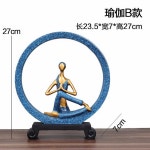 요가 동상 오브제 필라테스 장식 소품 요가원 학원 개업선물 인테리어 : 총알탄구매대행