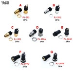 나사 3.5 오디오 헤드폰 커넥터 PJ-392 원통형 소켓 스테레오 암 잭 PJ392 392A 3640 399M 3.5mm 1 개 : 용산유통