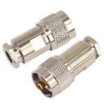 PL259 PL-259 남성 플러그 클램프 RG5 LMR300 RG212 5D-FB RF 커넥터 : 용산유통