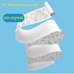 몬테소리 어린이 드로잉 롤 스티커 컬러 필링 종이 그래피티 스크롤 컬러링 DIY 페인팅 교육 완구 : 해외직구시아몰