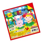 종이나라 300x50개 양면색종이 종이접기 유치원 어린이집 색상지 15x15cm : 제이앤아이클랜