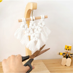 행잉 플라워 DIY 만들기 키트 마크라메 재료 북유럽 벽장식 감성 인테리어 소품 매듭 면사 공예 장식 세트 : 별사탕마켓starcandy