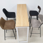 LPM 홈바테이블 애쉬오크 홈바 아일랜드 좁은 식탁 800 1000 1200 1400 1600 1800 2000 : 더푸른가구