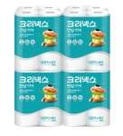 크리넥스 안심클래식 키친타올 120매 4롤4팩 : 멀티집