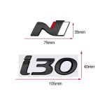 N 로고 그릴 배지 3D 금속 I30 엠블럼 데칼 소나타 I10 I20 I40 엘란트라 악센트 제네시스 티뷰론 현대 라인 액세서리 : 포온지2마켓