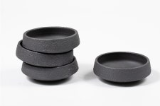 [All black series] 일자 찬기M, 반찬그릇 도자기 그릇 세트 : 최도
