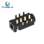 PJ-393 금도금 383 오디오 잭 8 피트 7 섹션 4 딥 핀 3.5mm 헤드폰 10 개 : 용산유통