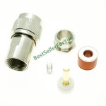 UHF 클램프 PL259 LMR195 RG58 RG400 RG142 케이블 RF 동축 커넥터 용 수 플러그 : 용산유통