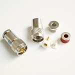 RG8X RG-8X LMR240 RF 어댑터 커넥터 용 1pce UHF PL259 수 플러그 클램프 : 용산유통