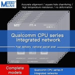 MaAnt 퀄컴 CPU 합성 BGA 리볼링 스텐실 안드로이드 Nand-A BGA496 BGA566 HI6260 SM8250 IC 칩 주석 플랜트 네트 세트 : 용산유통