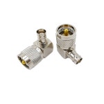 1Pcs 직각 UHF PL259 수 플러그 BNC 암 잭 RF 동축 커넥터 90 도 PL-259 변환기 어댑터 : 용산유통