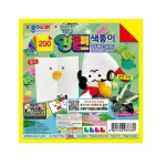 종이나라 200x50개 양면색종이 종이접기 유치원 어린이집 색상지 15x15cm : 제이앤아이클랜